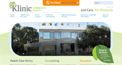 Desktop Screenshot of klinic.mb.ca